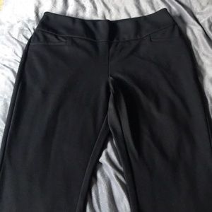 Black bootcut pants